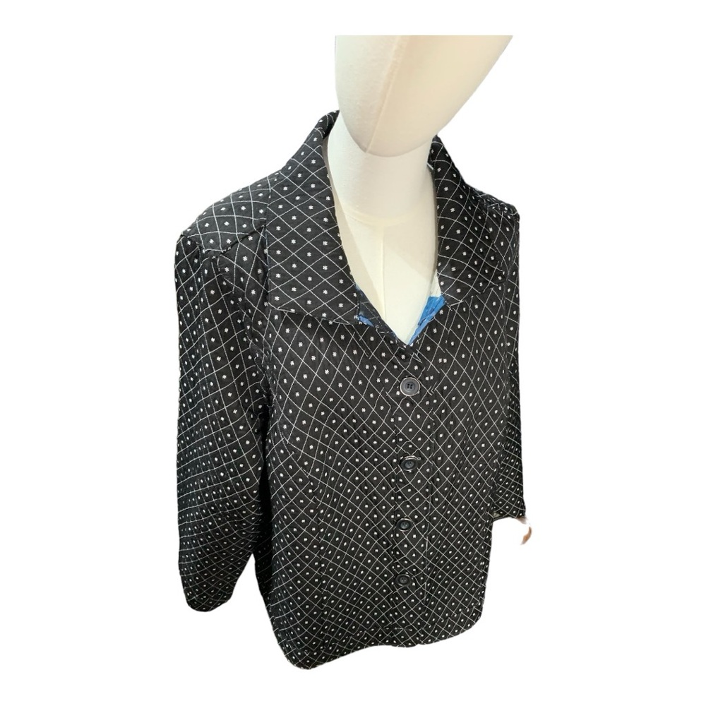 Reversible Fall Jacket With Geometric Patterns An… - image 6